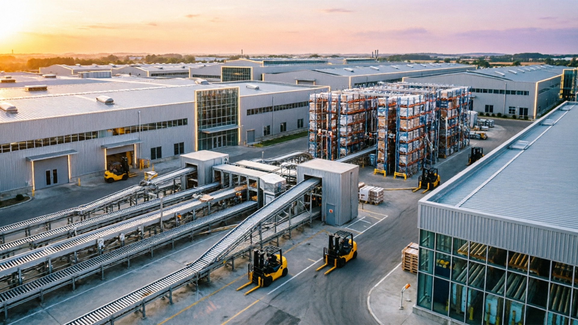 B2B Industrial Consolidation Logistics Warehouse Hub